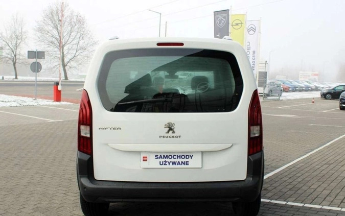Peugeot Rifter cena 74900 przebieg: 105079, rok produkcji 2018 z Raszków małe 352